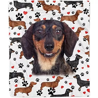 Dachshund Blanket For Dachshund Lovers Weiner Dog Blanket Dachshund Throw Bla... • $30.11