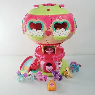 My Little Pony Pinkie Pie Balloon Tree House 6 Ponies Hasbro Playset Works  • $25