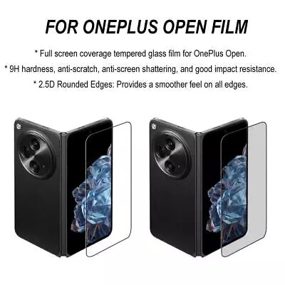 For OnePlus Open Caseswill 9H Tempered Glass Film Front Screen Protector✨b X5T8 • $4.73