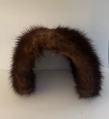 Vintage Mink Fur Headband Color Brown Stretch Headband • $10