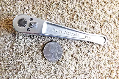 Vintage Snap-on Ratchet Wrench 1/4  Drive # Mv71 Excellent Cond Rare Unusual • $16.50