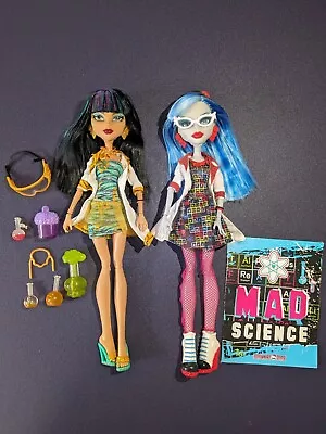 Monster High Mad Science Lab Partners (Cleo De Nile And Ghoulia Yelps 2 Pack) • $65