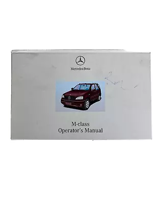 2000 Mercedes-benz Mcs/m-class Operator's Manual With Black Case • $25