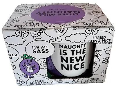 Little Miss Naughty Mug Naughty Is The New Nice Mr Men Boxed Home Birthday Gift • £12.95