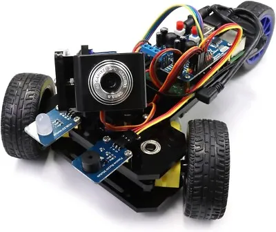 Freenove Three-Wheeled Smart Car Kit For Raspberry Pi 4 B3 B+ B A+ Robot Project • $79.99