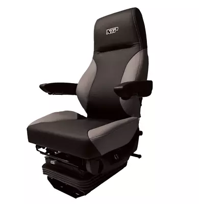 Universal Semi Truck Air Ride  Lumbar Seat Peterbilt Kenworth Freightliner Volvo • $999