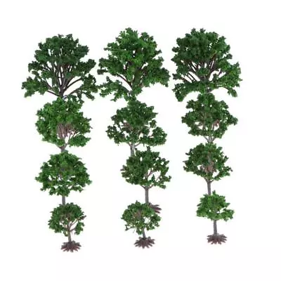 4-10cm Green Scenery Trees Architectural Model Tree N Z TT 1:100-1:300 Gauge • £10.09