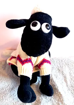 Wallace And Gromit Vintage Shaun The Sheep Soft Toy Plush Aardman Comic Relief • £9.99