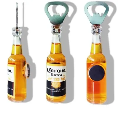 Corona Extra Beer Bottle Top Opener With Refrigerator Magnet - Mancave Bar Gift_ • $11.97