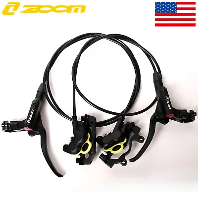 ZOOM Bicycle HB876 4-Piston Hydraulic Disc Brake MTB Bike Left Front Right Rear • $37.61