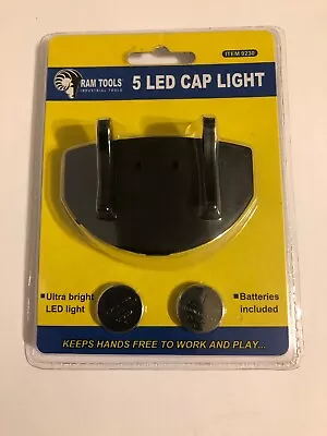 Ram Tools 5 LED Cap Light New Sealed With Batteries • $7.49