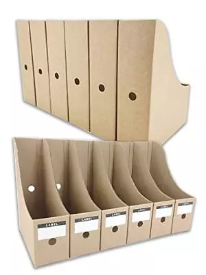 Magazine File Holder(12 Pack)-Folder HolderDesk File OrganizerDocument Box • $25.38