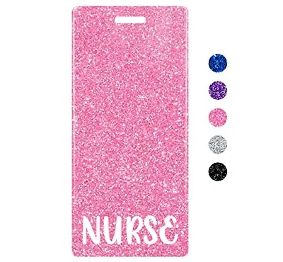 Nurse Badge Buddy Card Nursing Accessories Glitter Vertical Badge Identificat... • $17.51