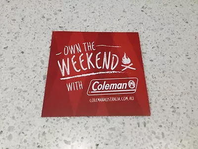 Coleman Fridge 4wd Sticker- Trucks Cars Springs Arb Tjm Mack Kenworth Mustang • $8.99