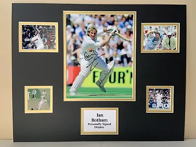 £69.99 • Buy England Cricket Ian Botham Signed Large 20” X 16” Double Mounted Display