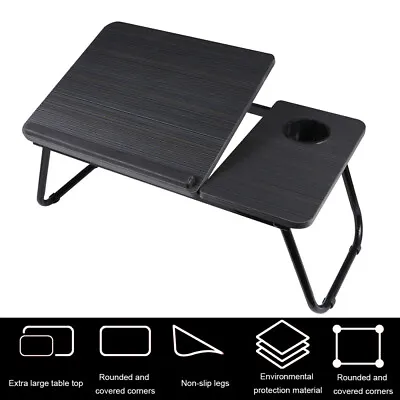 $24.88 • Buy Study Laptop Bed Table Foldable Lap Standing Desk Tray Portable Adjustable Stand