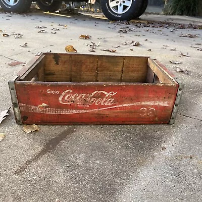 Old Coca Cola Wooden Soda Crate Dated 1976 • £26.95