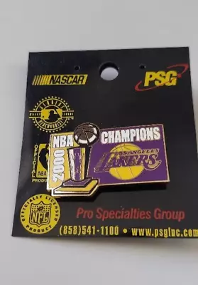 2000 NBA Champions Los Angeles Lakers Pin Pro Specialties Basketball OOP Vintage • $14.99