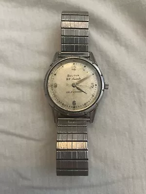 Bulova 23 Jewels Self-Winding Automatic Men's Watch- F003488 (Vintage/Non-Tested • $29.99