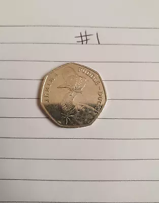 2016 Jemima Puddle Duck (Beatrix Potter) (50p) Fifty Pence Coin #1 • £5.55