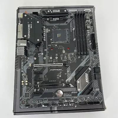 MSI B450 TOMAHAWK MAX II Gaming Motherboard For Parts Only • $39.77