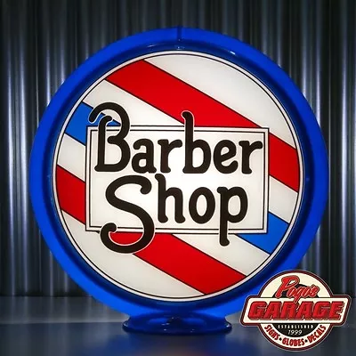Barber Shop Pole Advertising Globe -  Made By Pogo's Garage • $179