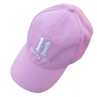 Women's Wentz 11 Ball Cap Hat Adjustable Baseball Pink White • £7.70