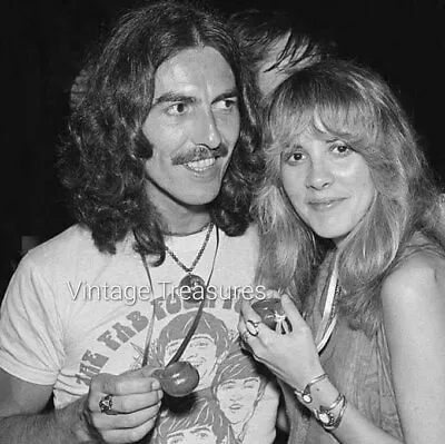 George Harrison And Stevie Nicks Photo Print Poster The Beatles Fleetwood Mac • $19.99