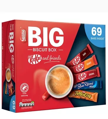 Nestle Kit Kat And Friends Big Biscuit Box 69 Assorted Biscuit Box 1.357kg New • £18.99