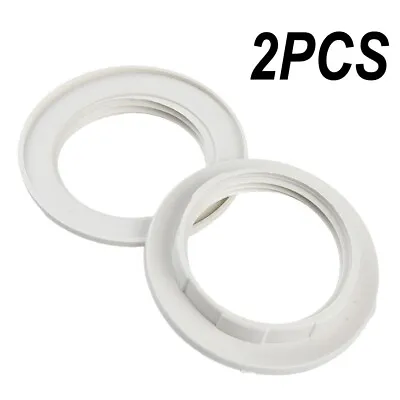 E27 Or E14 Lamp Shade Collar Ring Adaptor Choose Between Black And White Shades • £2.65