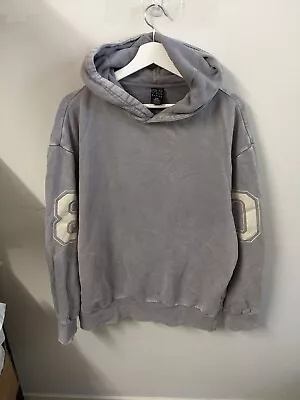 PE Nation Hoodie Womens Size Small Grey Gray Washed Activewear Loungewear • $28