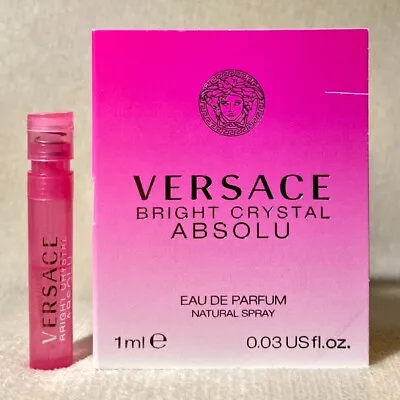 Versace Bright Crystal Absolu Eau De Parfum EDP Sample Spray .03oz 1ml • $8.49