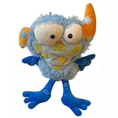 Manhattan Toy EENIE MEANIE Monster Galoompagal Blue Shaggy Plush Nostalgic 2005 • $19.95