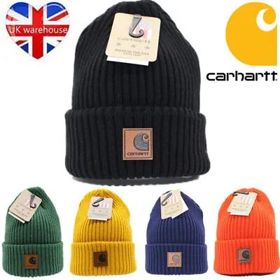 £10 • Buy 2022 Carhartt Beanie Hats Knitted Soft Cap Warm Winter Adults Women Men Boys