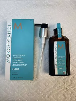 Moroccanoil Treatment LIGHT 4.23 Oz 125 Ml NEW SEALED WITH BOX For Light Hair • $30.33