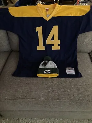Don Hutson Green Bay Packers Jersey 2XL Mitchell & Ness PLUS Beanie • $110