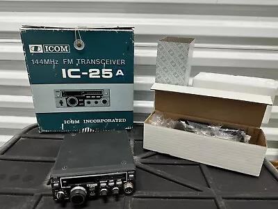 ICOM IC 25A VHF 2 METER TRANSCEIVER With Mounting Bracket • $79.99