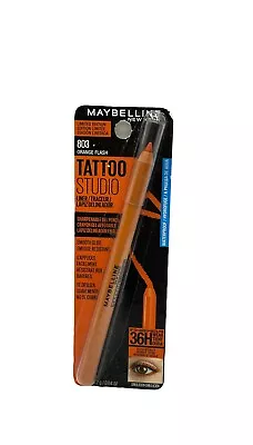 Maybelline Tattoo Studio Limited Edition WaterProof  Eyeliner 803 Orange Flash • $3.50