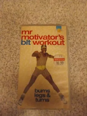 MR MOTIVATOR BLT WORKOUT VHS PAL Video BUMS LEGS & TUMS 1993 MORNING TV • £3.99