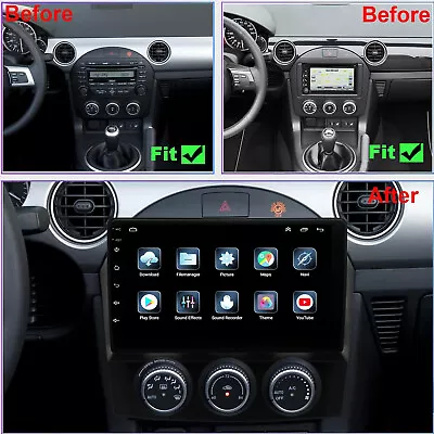 For Mazda Miata MX-5 MX5 Android 13 Car Stereo Radio Carplay GPS Navi WiFi BT FM • $149.95