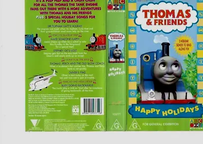 THOMAS THE TANK ENGINE HAPPY HOLIDAYS VHS! Pal Vhs Tape~ A Rare Find ~ • $39.99