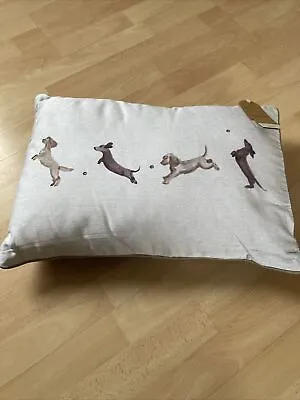 Stacey Solomon Dachshund & Spaniel Cushion 35cm X 50cm New With Tags! • £7.99