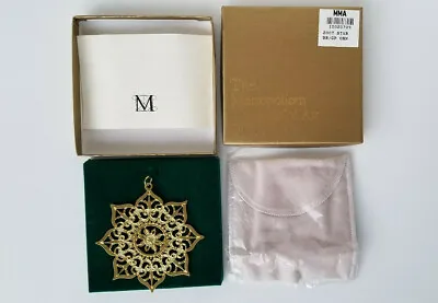NEW 2007 Metropolitan Museum Of Art MMA Gold Plated Star Ornament W/ Orig Box • $95