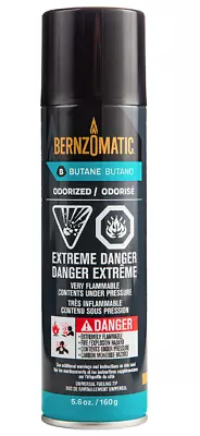 Butane Fuel Cylinder Refill Torch Lighter Odorized BernzOmatic 5.6oz 160g • $22.99