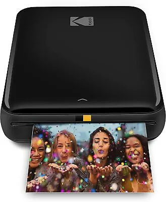 Kodak Step Mobile Instant Photo Printer Portable Zink 2x3 Mini Printer (Black) • $33.48