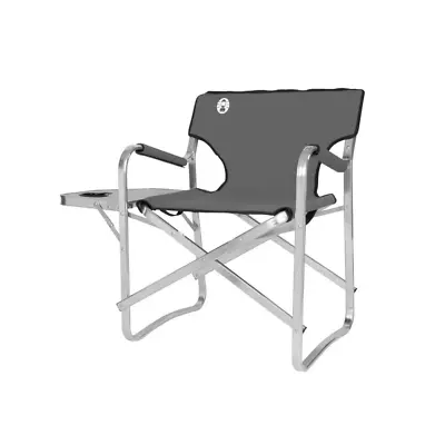 Coleman Deck Chair With Table Camping Garden Outdoors Seating Furniture Aluminum • £66.14
