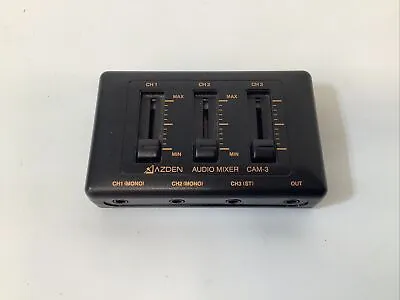 Audio Mixer.  Azden Cam-3 Mini Mixer. • $19.99