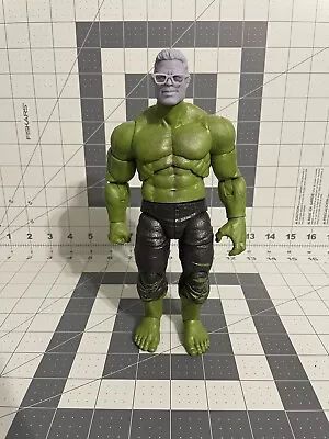 3D Printed - 1/12 MCU Smart Hulk W/glasses Headsculpt Marvel Legends BAF Scale. • $12