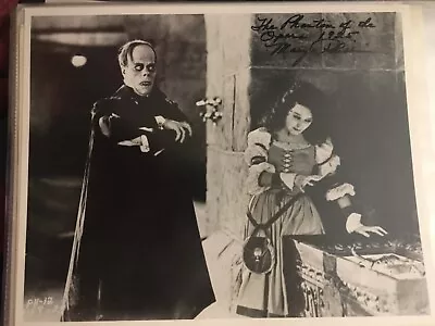 Mary Philbin Signed Photo PHANTOM OF THE OPERA Silent Film • $500