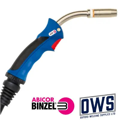 Binzel MB25 MIG Torch Euro Connection Fitted With Shroud Tip Evo **GENUINE** • £82.89